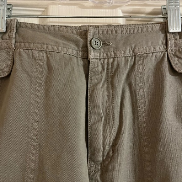NWT Caribbean Joe khaki green 100% cotton cargo pants - Picture 3 of 15